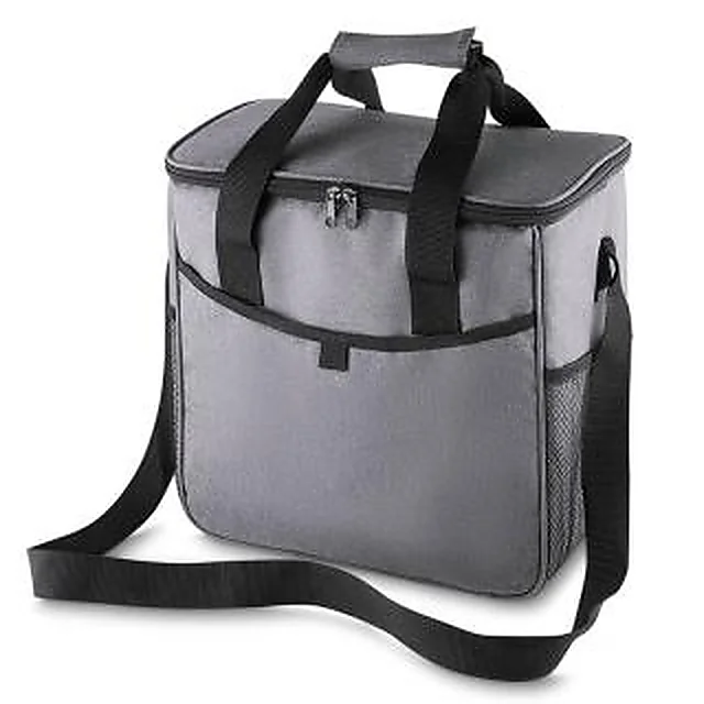Bolsa Térmica Grande com Bolso Frontal e Bolsos Laterais