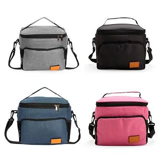 Bolsa Térmica com Bolso Frontal Alça de Ombro