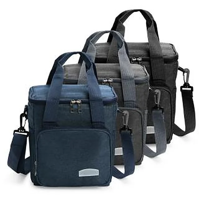 Bolsa Térmica com Bolso Frontal e Bolsos Laterais