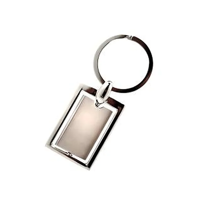 Chaveiro Metal Quadrado Giratório
