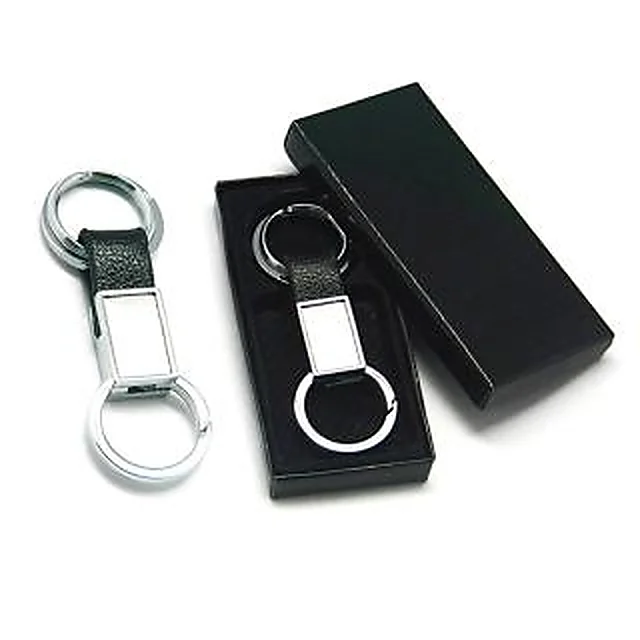 Chaveiro Metal com 2 Argolas e Mosquetão