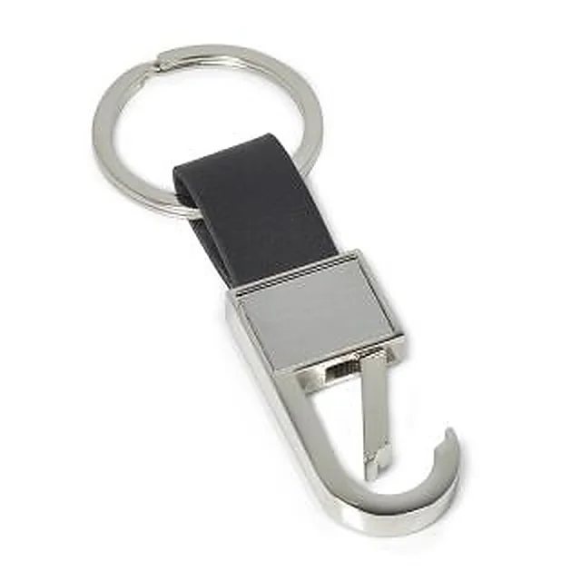 Chaveiro Metal com Detalhe em Couro