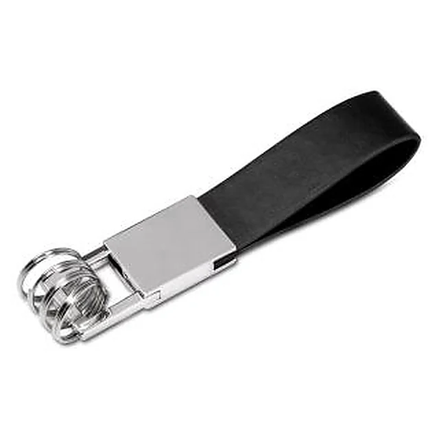 Chaveiro Couro com Detalhe em Metal
