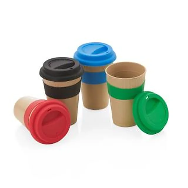 Copo Ecológico com Pegador e Tampa em Silicone