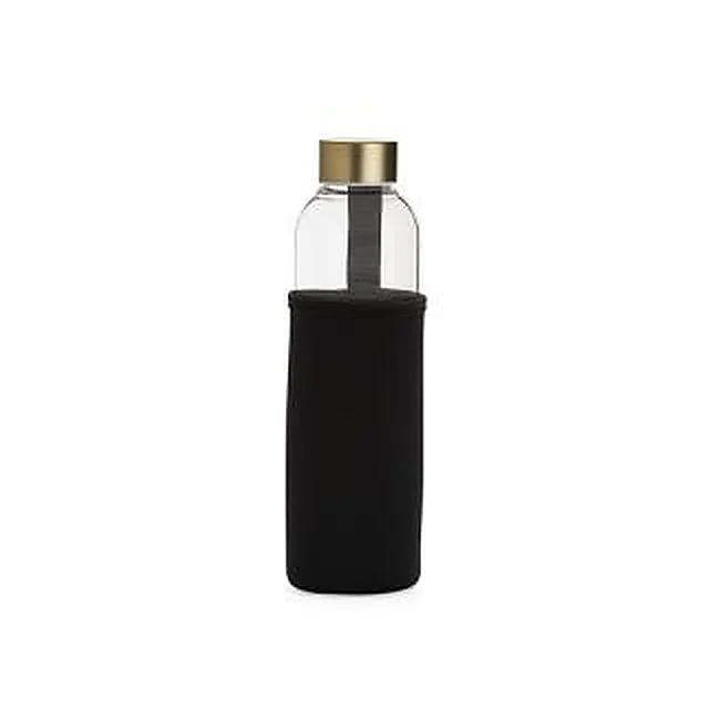 Garrafa Squeeze Vidro com Capa de Neoprene