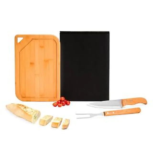 KIT Churrasco em Bambu 3 Peças