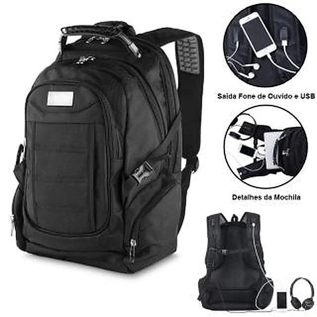 Mochila para Notebook 17 Polegadas