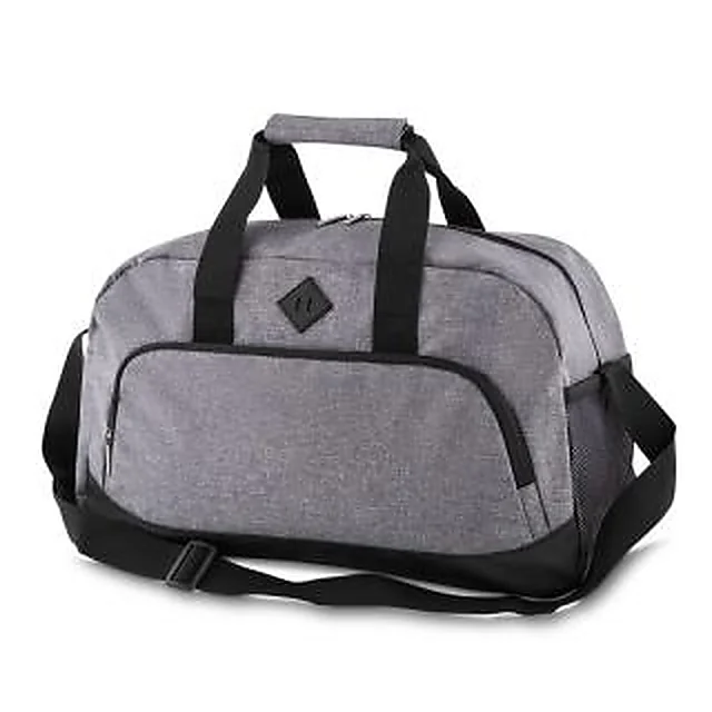 Mala Esportiva com Bolso Frontal e Bolso Lateral