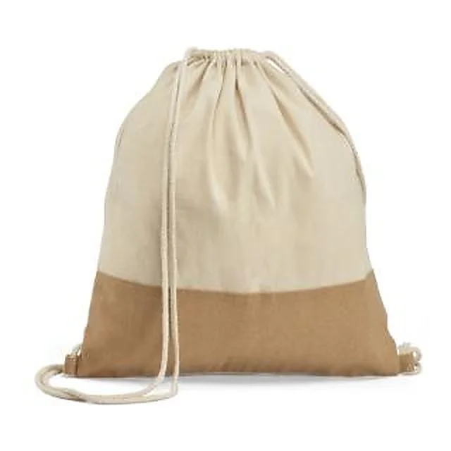 Mochila Saco Detalhe em Juta