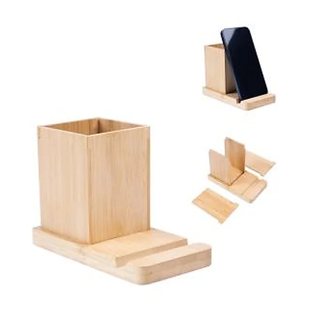 Suporte para Celular em Bambu Demontável