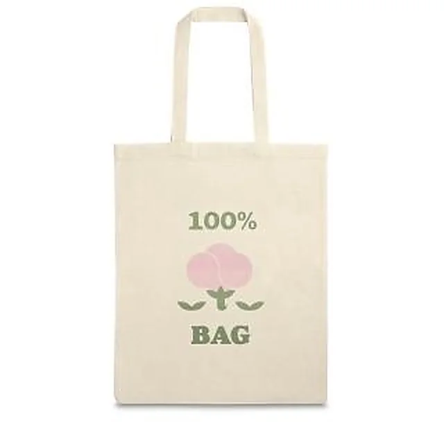 Sacola Ecológica Ecobag 100% algodão (120 g/m²)