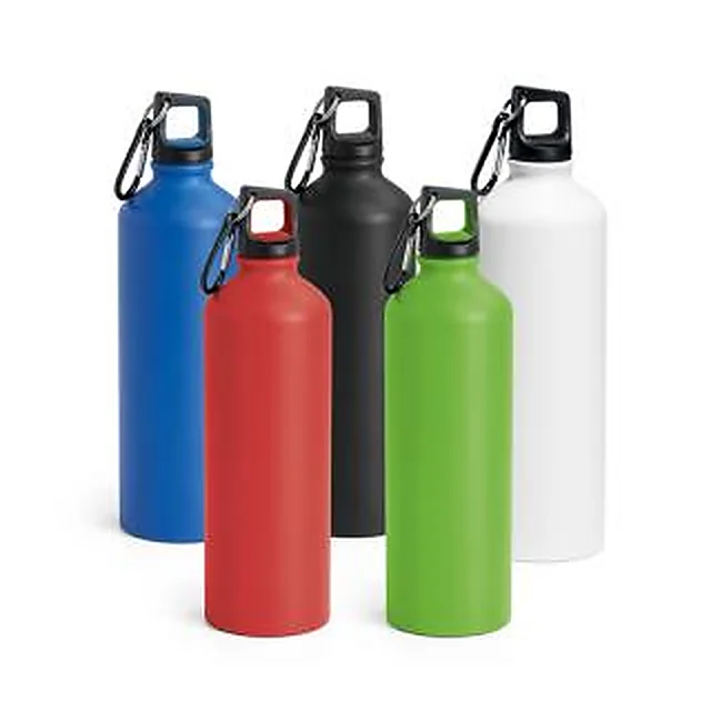 Garrafa Squeeze Metal com Mosquetão