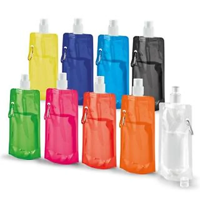 Garrafa Squeeze Plástico Dobrável