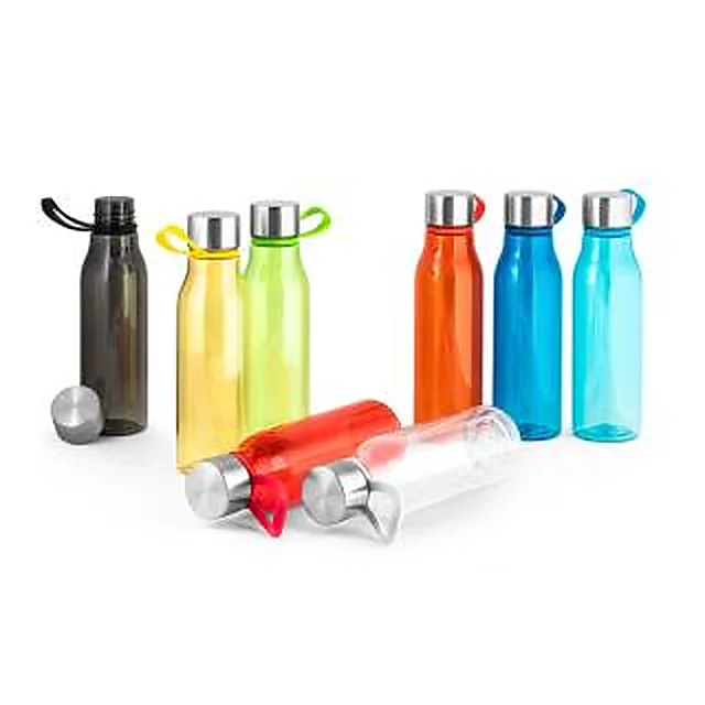 Garrafa Squeeze Plástico com Alça de Silicone