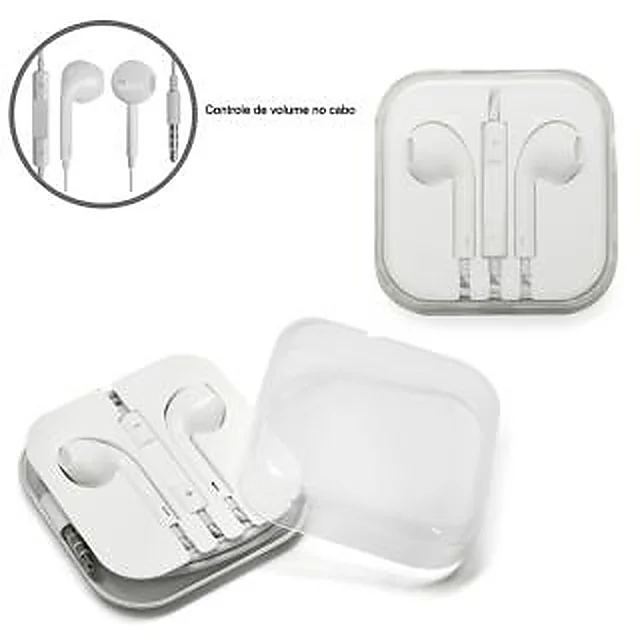 Fone de Ouvido Auricular Com Fio