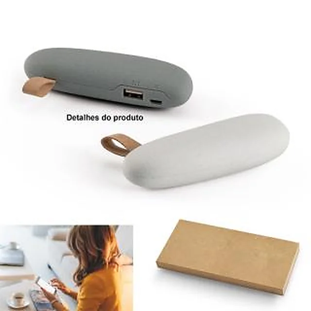 Carregador Portátil Power Bank USB 2000 mAh