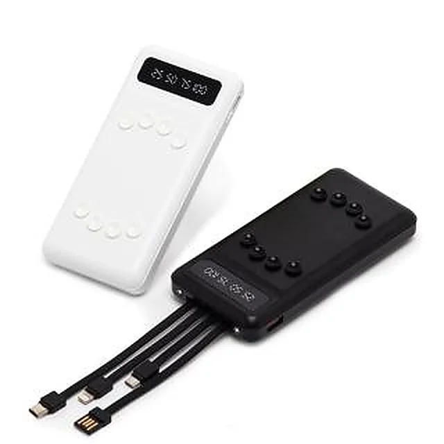 Carregador Power Bank 10.000mAh com Lanterna e Multissaídas