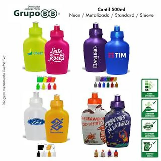 Cantil Plástico com Tampa Rosqueável