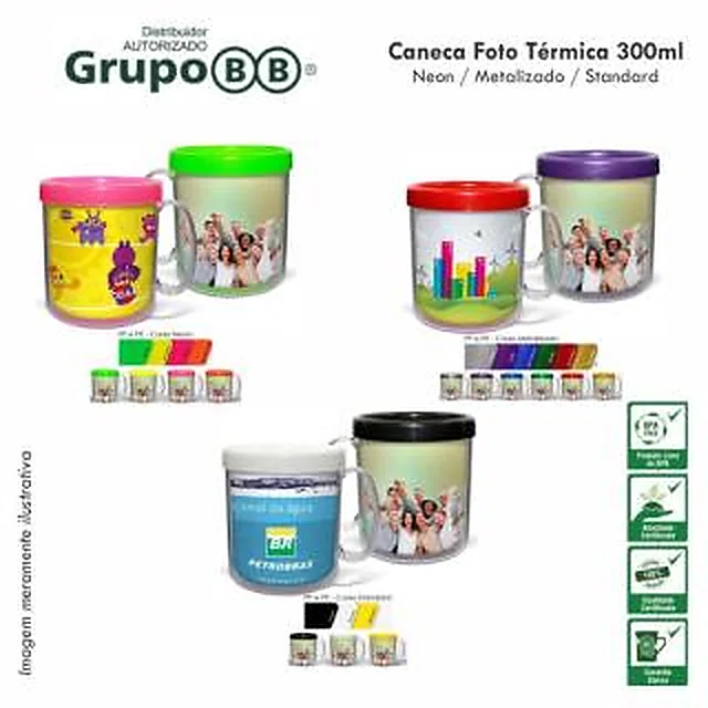 Caneca Plástica Térmica Dupla Parede