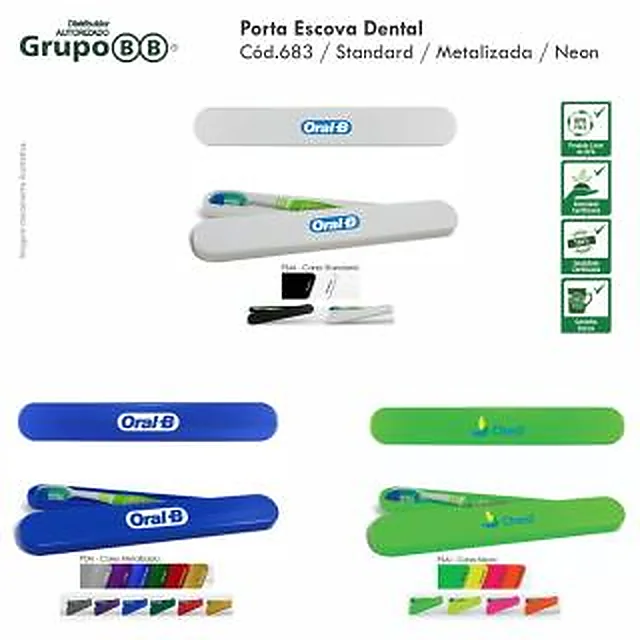Porta Escova de Dente Plástico